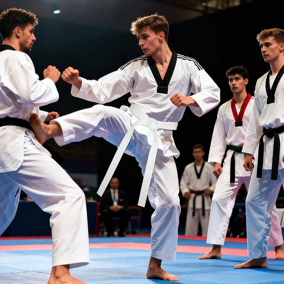 LOLIPPYY Lightweight Karate Waist Belt for Taekwondo Martial Arts Training and Practice, and Comfortable