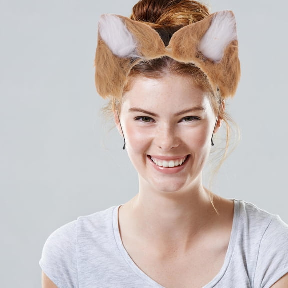 LOLIPPYY Kawaii Furry Cat Ear Headband Multi Color Plush Lolita Hairband for Party Decoration
