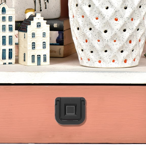 LOLIPPYY Keyless Fingerprint Wardrobe Lock with Pull Handle, No-Drill Setup for and Easy Access Control
