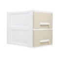 LOLIPPYY Khaki Multi Layer Storage Box Desktop Organizer with High ...