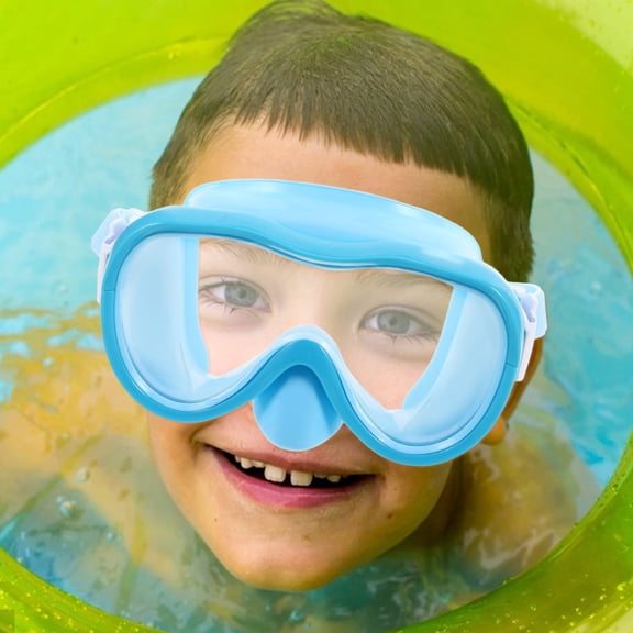 LOLIPPYY Kids Swimming and Snorkeling Gear for Children, Sky Color, 1 Piece Set