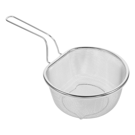 LOLIPPYY Kitchen Stainless Steel Noodle Basket for Hotpot and Deep Frying with Unique Hook Design