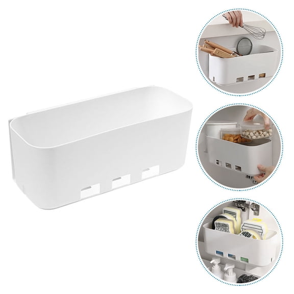 LOLIPPYY Kitchen Storage Rack White Drawer Style Storage Rack 1Set for Living Room