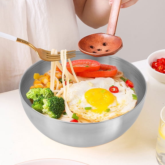 LOLIPPYY Multi Purpose Mixing Bowl Stainless Steel Storage Holder for Parties 1Set