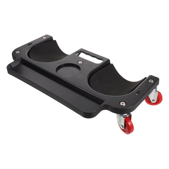 LOLIPPYY Knee Pad for Tile Installation with Tool Tray Rolling Knee Creeper in Black