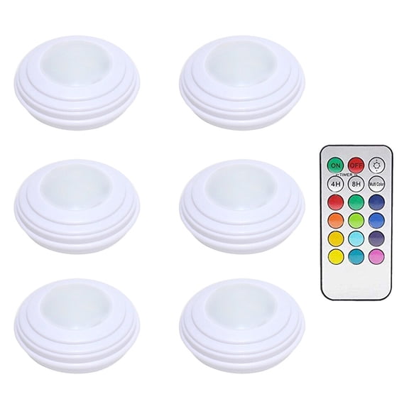 LOLIPPYY LED Touch Sensor Lights Set Cordless Bedside Night Lamp Closet Light for Cloakroom Bedroom Kitchen (1 with 6 Lights)