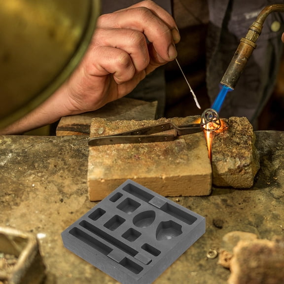 LOLIPPYY Laboratory Graphite Mold for Metal Casting Suitable for Copper Aluminum Gold Silver