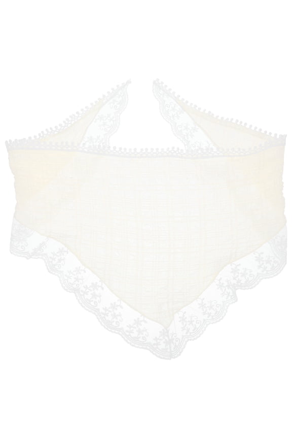 Lace Bandana Triangle Decorative Headscarf for Outfit Enhancement Women 1Pack