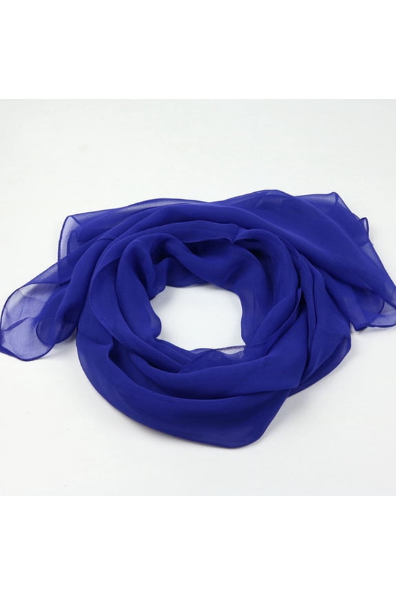 Women's Dark Polyester Fiber Shawl Sun Scarf Lightweight and Breathable 1 Pack