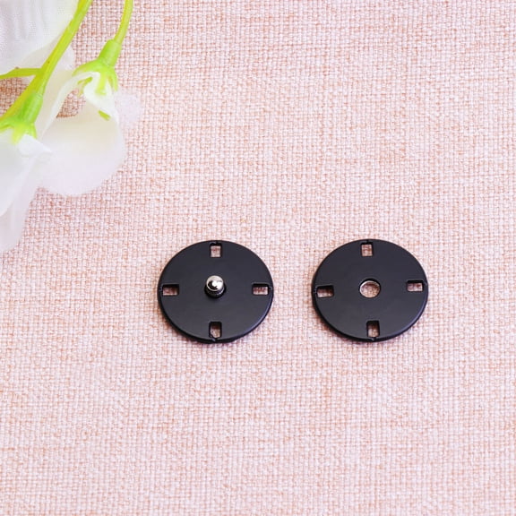 LOLIPPYY Set of 10 Large Black Decorative Buttons for Sweaters, Perfect Embellishments for Craft Enthusiasts