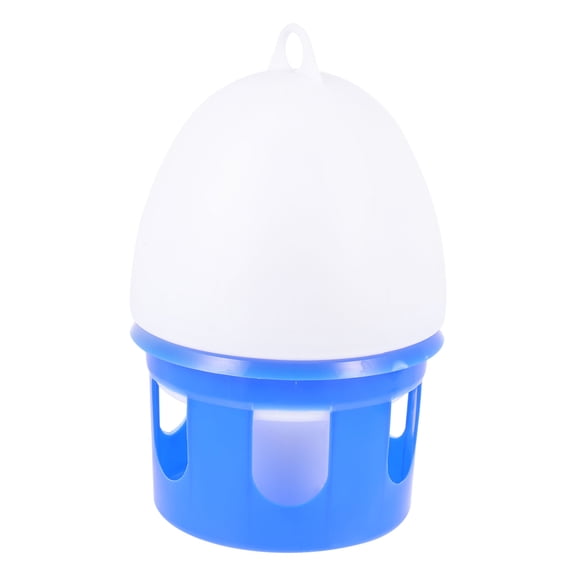 LOLIPPYY Large Capacity Blue Pigeon Water Feeder PVC Drinking Bowl for Pet Use Easy to Clean and Sturdy Design