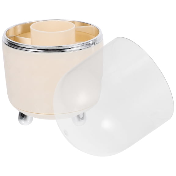 LOLIPPYY Large Capacity Makeup Brush Holder with Lid, Multi-Color Cosmetic Organizer for Brushes and Tools