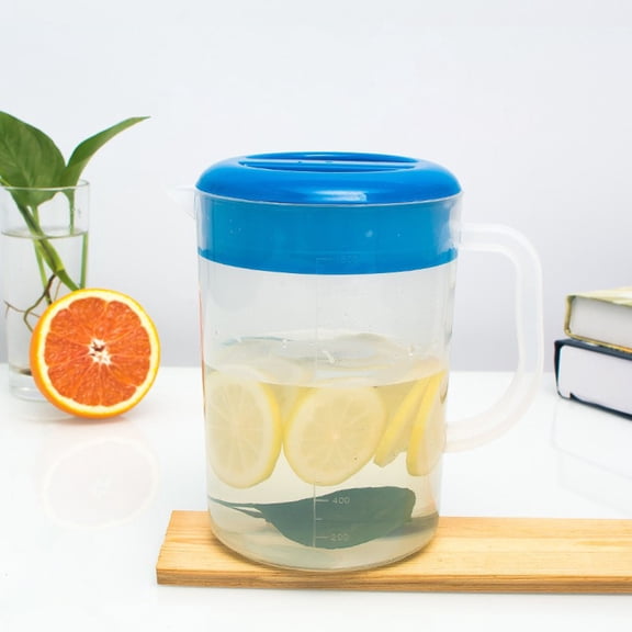 LOLIPPYY Large Capacity Plastic Drink Pitcher with Lid Portable for Parties Picnics and Family Use