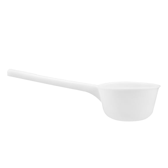 LOLIPPYY Large White Plastic Water Ladle, Lightweight and for Bath, Kitchen, Household, Outdoor Use with Extra Capacity