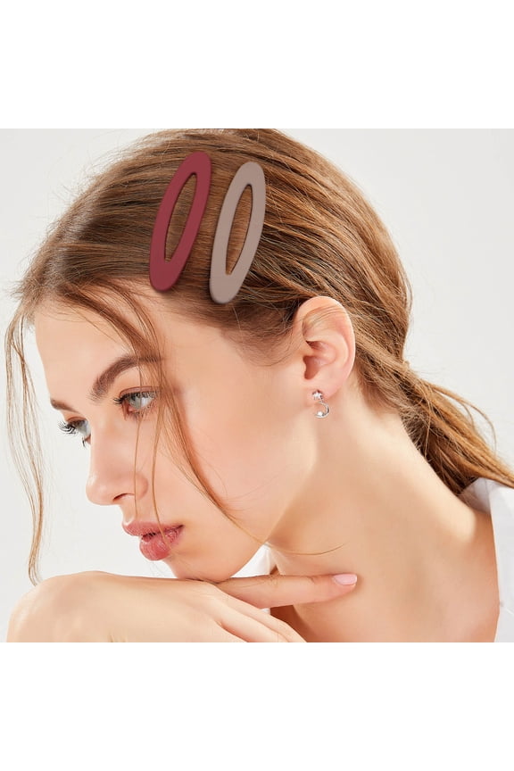 Set of 7 Large Hair Snap Clips for Women, Hair Accessories for Everyday Use and Styling