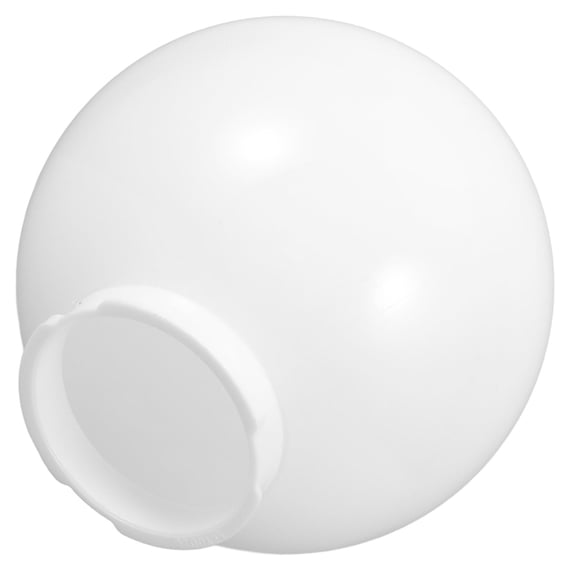 LOLIPPYY Large White Globe Lamp Shade Acrylic Simple Style 1Pack