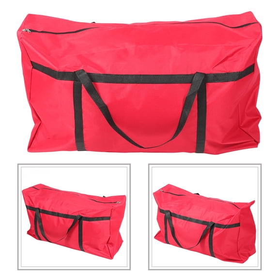 LOLIPPYY Large Capacity Storage Bag in Red Oxford Cloth, 1 Set Ideal for Camping and Outdoor Use