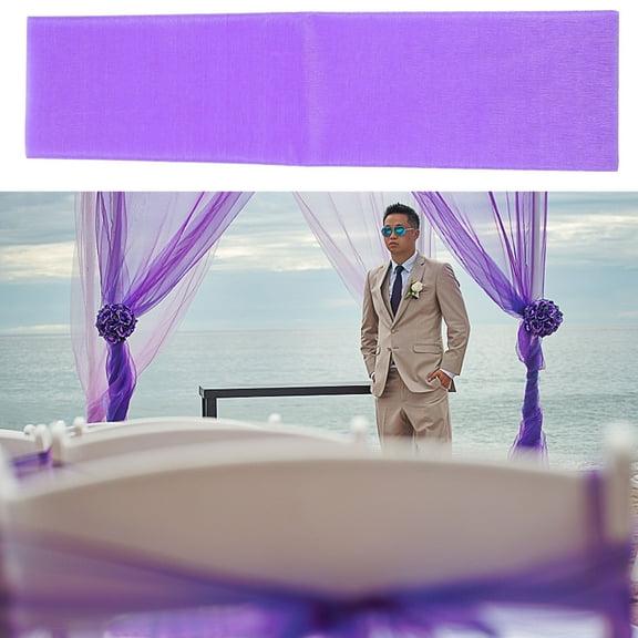 LOLIPPYY Lavender Organza Arch Drapes for Wedding Party Decor Reusable Beautiful Backdrop 70 inches