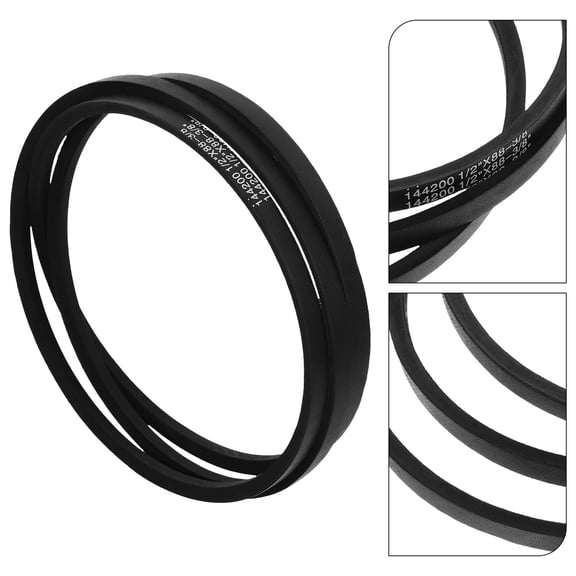 LOLIPPYY Lawn Mower Drive Belt Black Rubber Compatible with Multiple Models for Reliable Performance