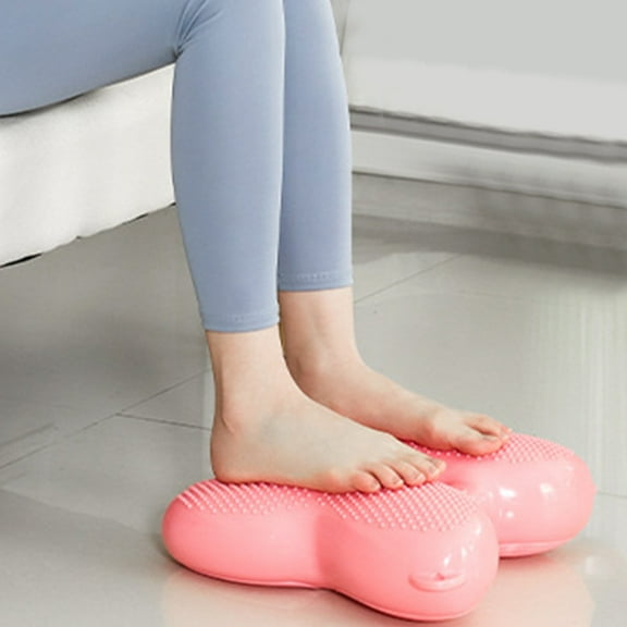 LOLIPPYY Leg Stepper Exercise Equipment Pink PVC Knee Impact Reduction Portable Design 1Set