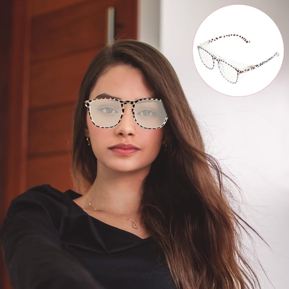 LOLIPPYY Leopard Cycling Goggles for Protection Stylish PC Material Comfortable Clear Pair