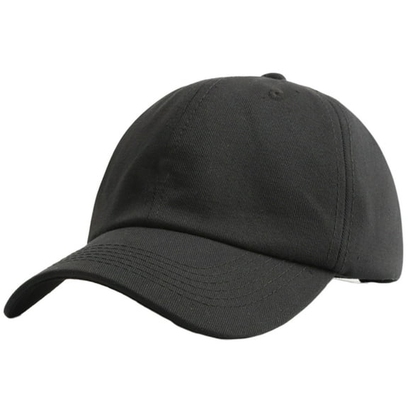 LOLIPPYY Letter C Embroidered Hat Fashion Baseball Simple Headwear Sun Hat Cotton Headwear for Woman Man Student (Black)