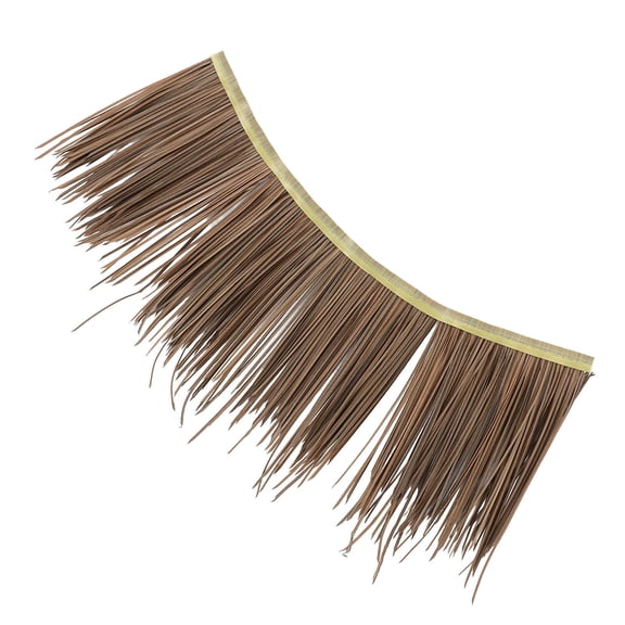 LOLIPPYY Lifelike Fake Grass Thatched Roof Tiles 2pcs for Garden PE Material Decor