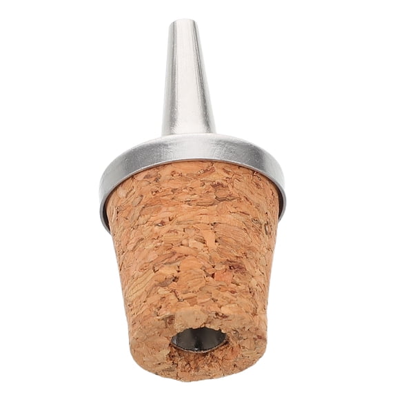 LOLIPPYY Light Brown Bitter Bottles Pourer Dasher Top with Cork Base for Home Bar Professional Use 1 Count