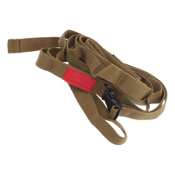 LOLIPPYY Light Brown Camping Gear Strap Clothes Line Retractable Laundry Rope with Antislip Feature