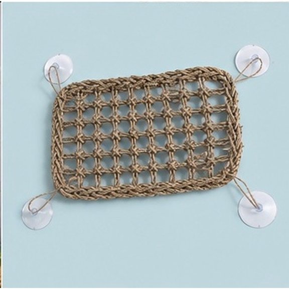 LOLIPPYY Light Brown Reptile Hammock Bed Breathable Durable Hanging Lizard Lounger for Small Pets