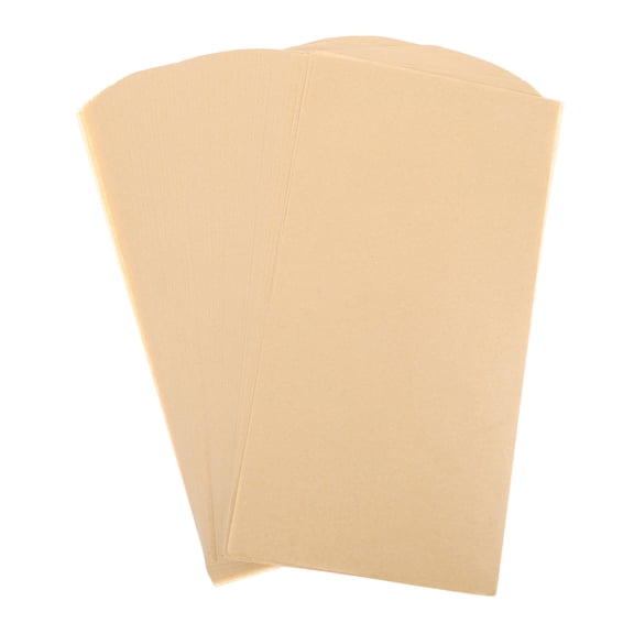 LOLIPPYY Light Brown Silicone Parchment Paper Sheets for Baking Nonstick High Temperature Tolerance Home Use 300 Count 34x17.8cm