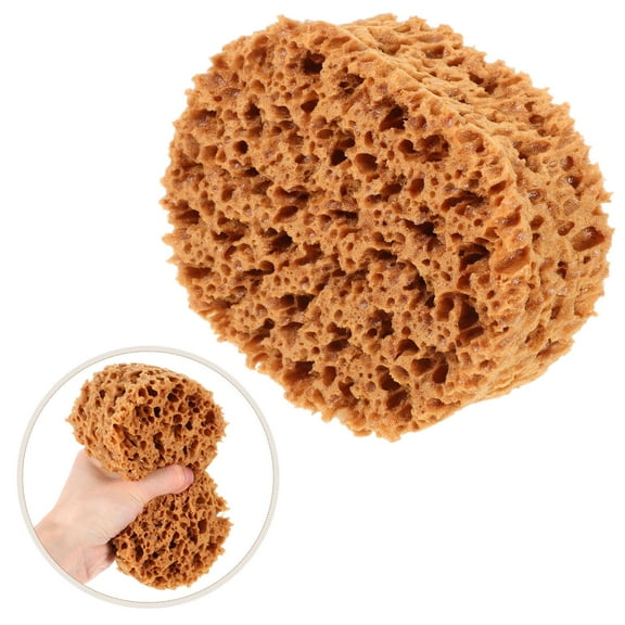 LOLIPPYY Light Brown Watercolor Sponge for Painting Unique Dot Print Artistic Effect