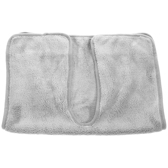 LOLIPPYY Light Grey Hair Towel Quick Dry Turban Wrap for Women 1Set