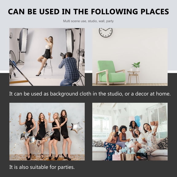 LOLIPPYY Light Grey Marble Background Cloth Vinyl Lightweight Photography Backdrop Props