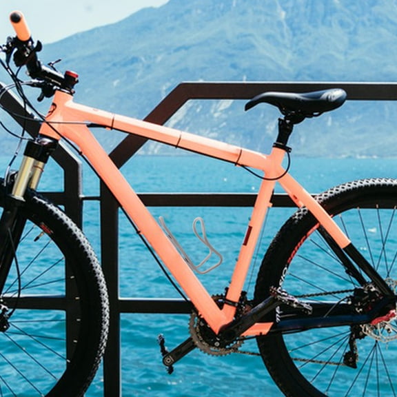 LOLIPPYY Lightweight Light Grey Titanium Alloy Road Bike Bottle Cage Holder Secure Water Bottle Mount for Cycling