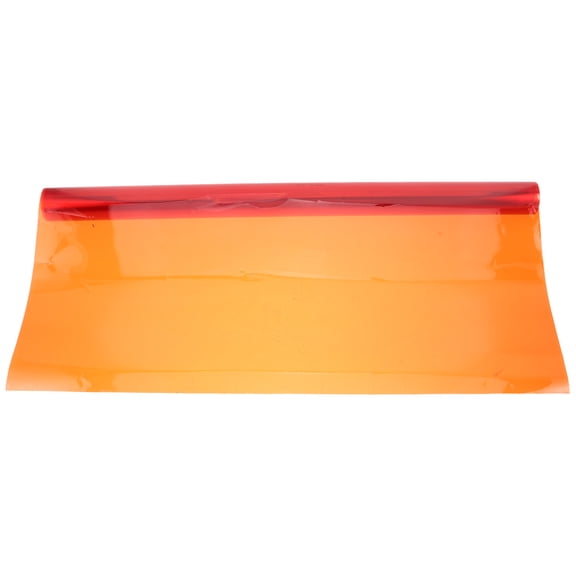 LOLIPPYY Lighting Diffusion Film Orange Colored Plastic Sheet for Soft Indoor Ambient Light