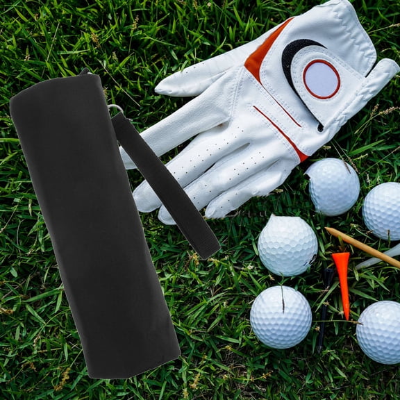 LOLIPPYY Lightweight Black Golf Cooler Sleeve Multipurpose Beer Can Bag for Beverage Storage