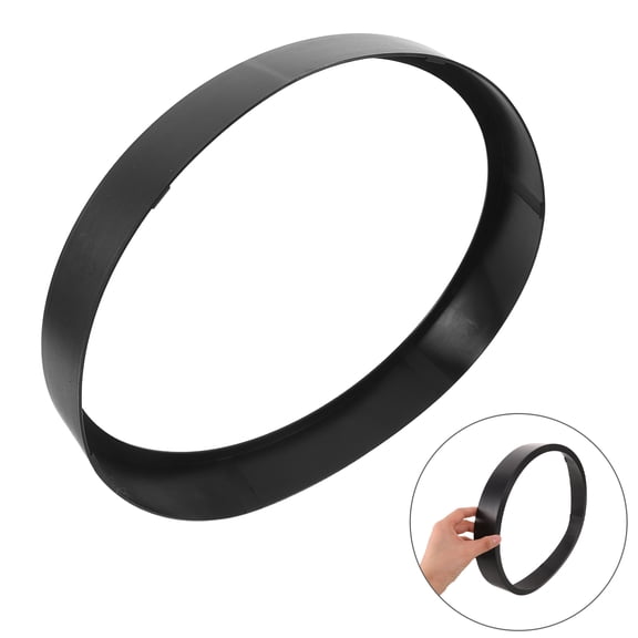 LOLIPPYY Lightweight Black Plastic Clock Frame with Wide Border for Easy and Clock Replacement