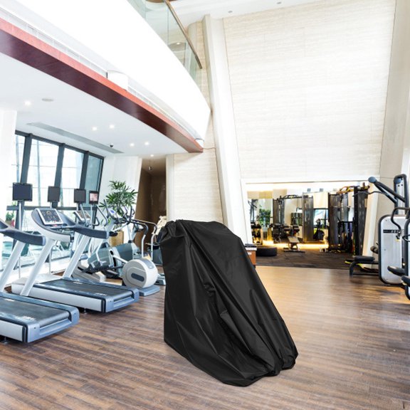 LOLIPPYY Lightweight Black Running Machine Cover Waterproof with Drawstring Closure