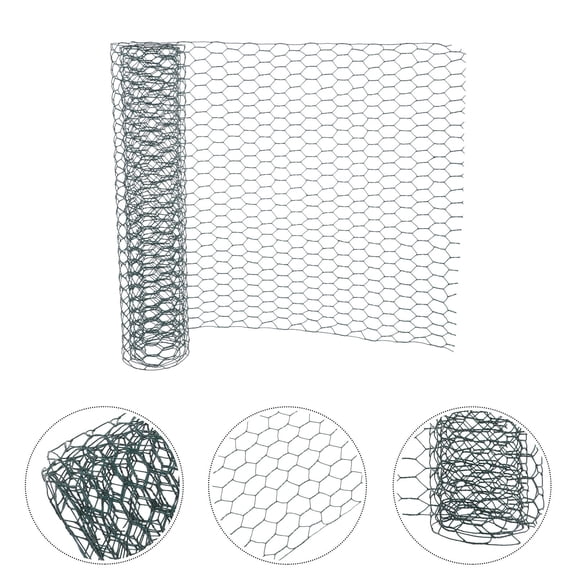LOLIPPYY Lightweight Green Chicken Wire Mesh Fence for Garden Floral Arrangements and Poultry Enclosures