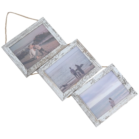 LOLIPPYY Lightweight Hanging Photo Frames with Rope for Family Collage Wall Mounted Decoration