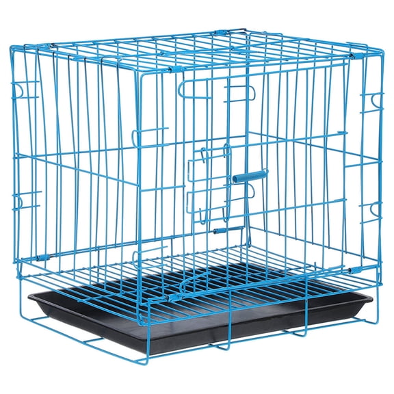 LOLIPPYY Lightweight Portable Cat Travel Carrier Wire Cage for Pets Cats Bunnies Dogs with Easy Ventilation