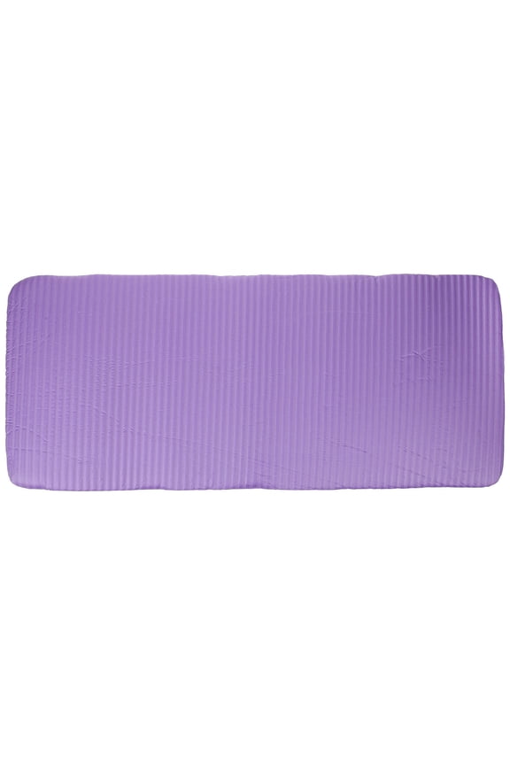 Lightweight Purple Yoga Mat Thick Pad with Anti Slip Feature for Fitness and Workout Use