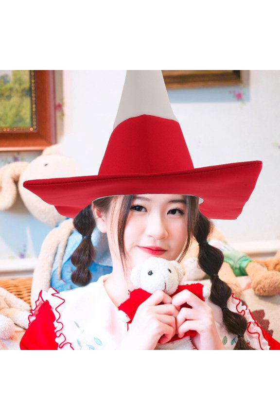 Lightweight Red Construction hat for Costume Party and Festival Wear