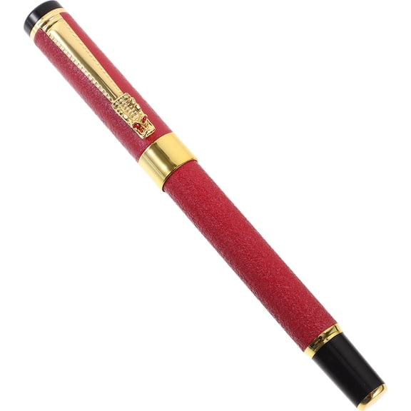 LOLIPPYY Red Fountain Pen Lightweight with Anti-Skid Grip, Plastic Material for Smooth Everyday Writing