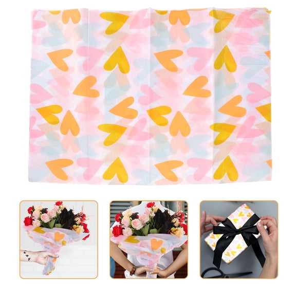 LOLIPPYY Lightweight Wrapping Paper Sheets Multi Color for Presents and Bouquets