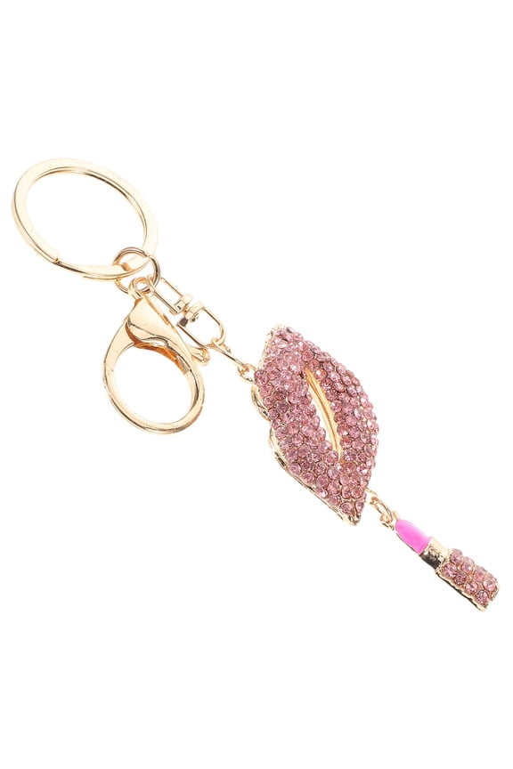 Lip Keychain Zinc Alloy Material Decorative Bag Charms for Purse Handbags