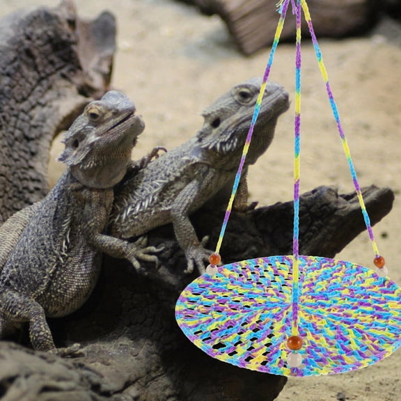 LOLIPPYY Lizard Hanging Hammock Bed Soft Cotton Rope Material for Reptile Sleeping and Playing