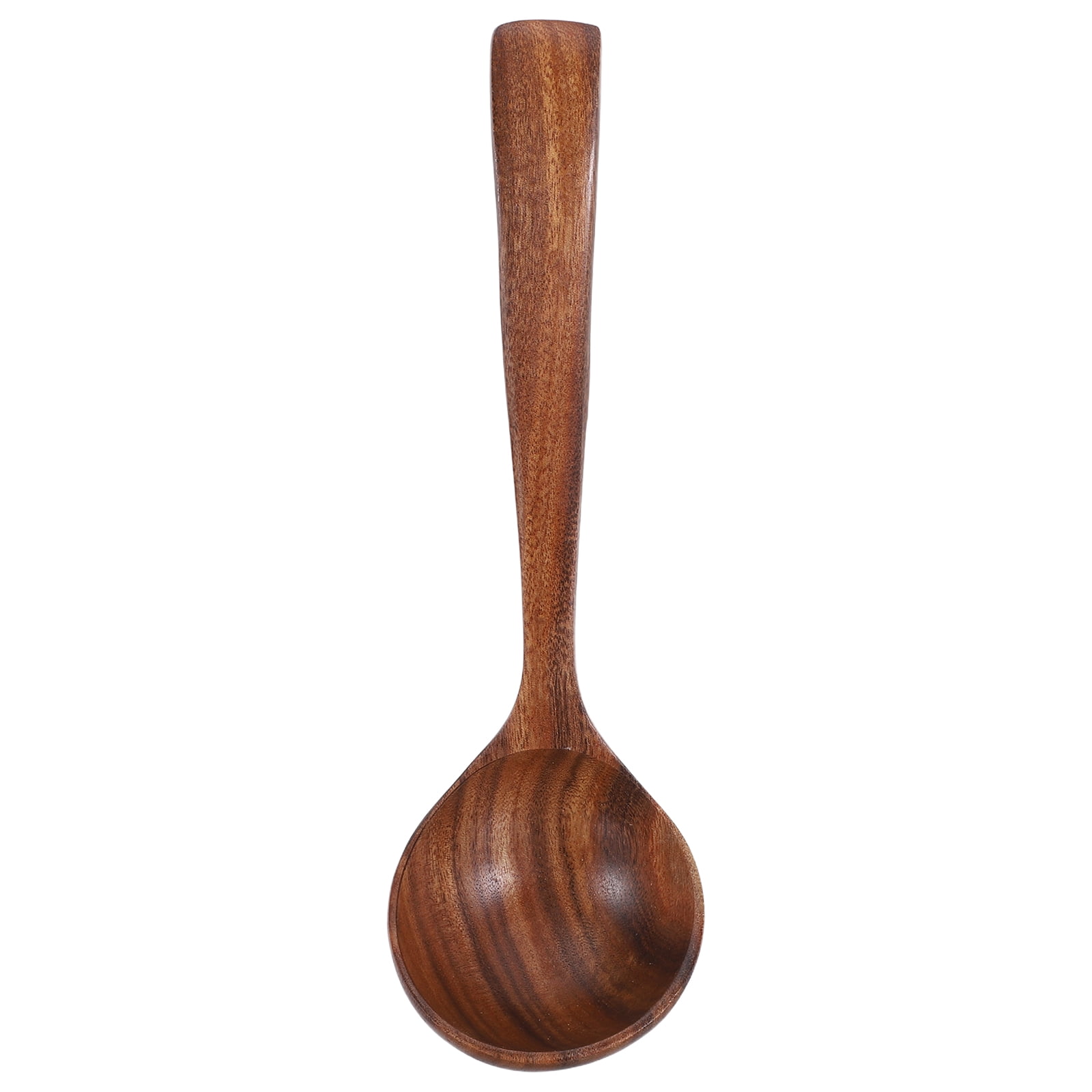 Loaded Spoon LOLIPPYY Long Acacia Wood Soup Ladle with Back Hook Large Nonstick ...