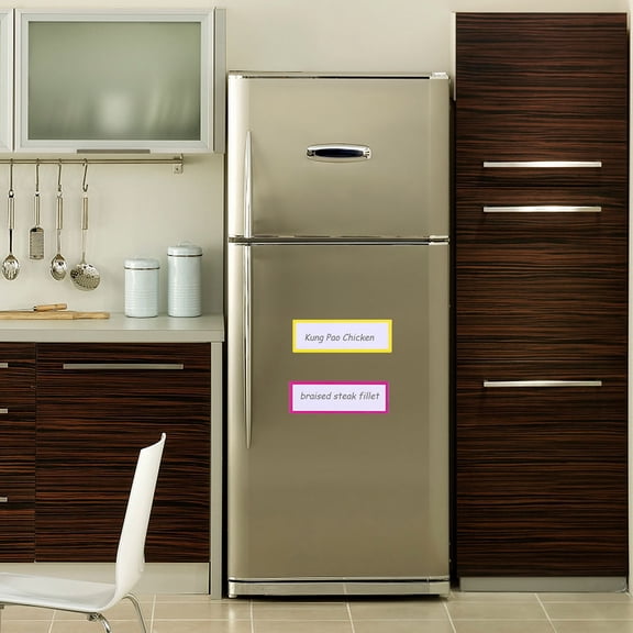 LOLIPPYY Magnetic Labels Writable Magnetic Name Tags For Lockers Dry Erase 40pcs